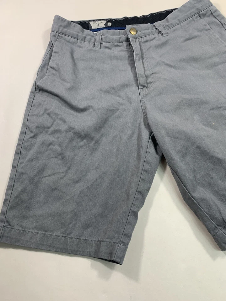 Volcom Shorts Mens 30 Slash Pockets Chino Gray Outdoor Casual - Image 3 of 4