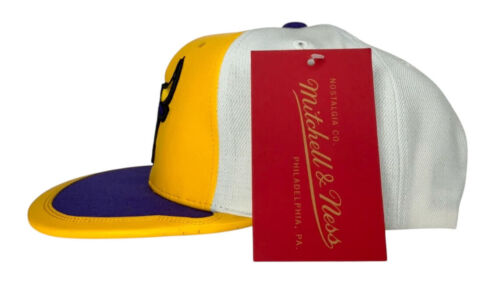 Mitchell & Ness NBA Chicago Bulls Day One Yellow & Purple Snapback Hat - Picture 9 of 15