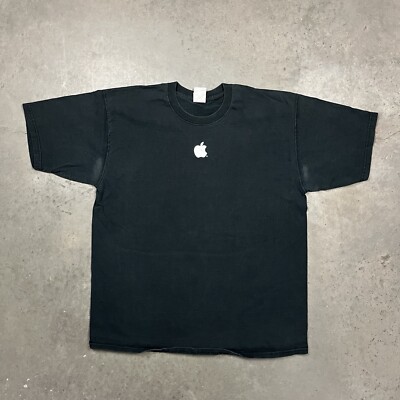 Vintage 90s Apple Think Different Graphic T Shirt Black XL Vintage 90s Apple Think Different Graphic T Shirt Black XL