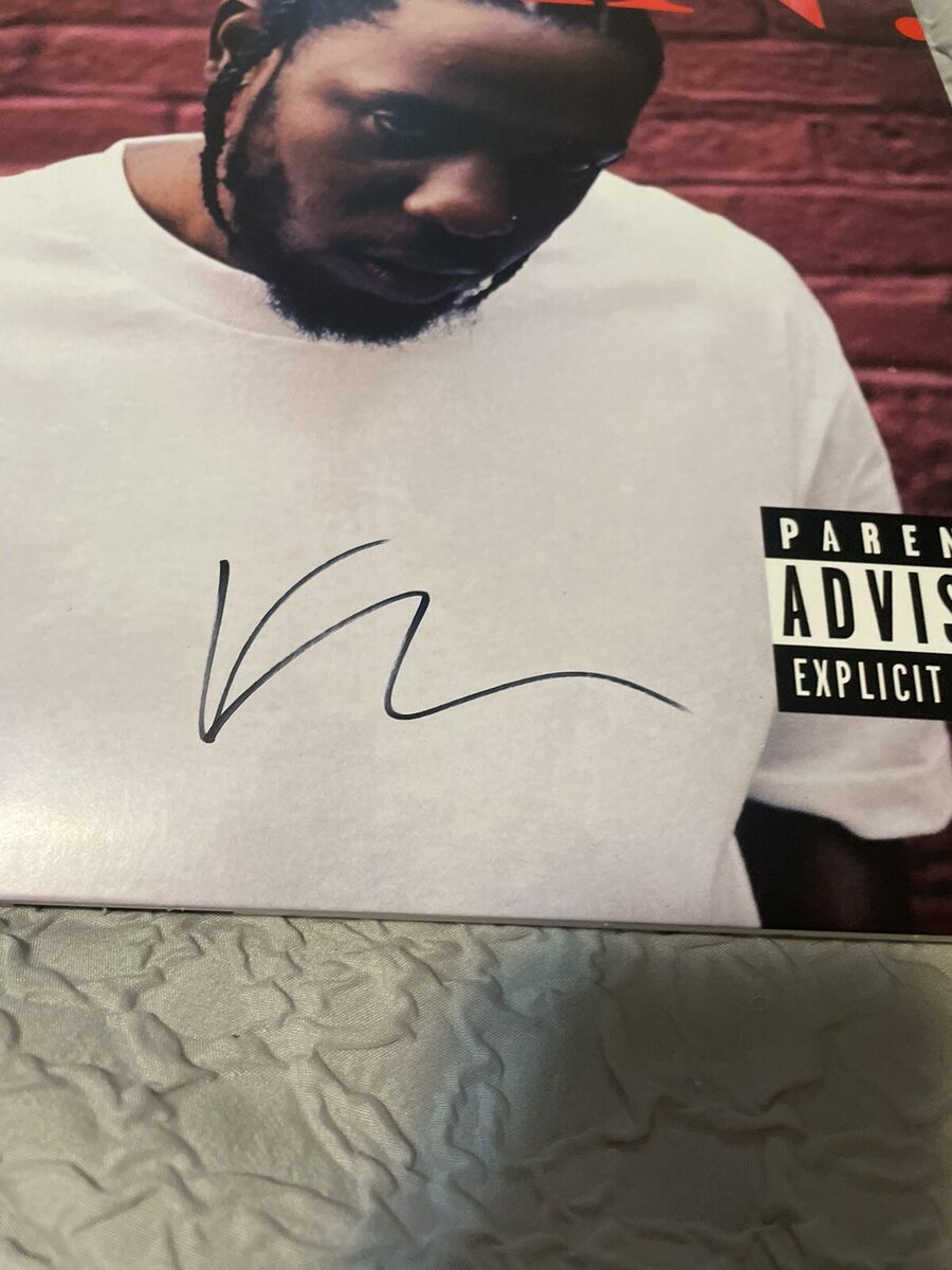 KENDRICK LAMAR **SIGNED AUTOGRAPH** ALBUM VINYL RECORD KENDRICK LAMAR **SIGNED AUTOGRAPH** ALBUM VINYL RECORD