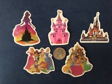 THE DISNEY PRINCESSES-STICKERS LOT OF 5 - New