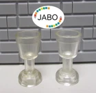 (A12/16/9) LEGO 2x 2343 Chalice Cup Trans Clear 10297 6376 4559 6597 6276 6210