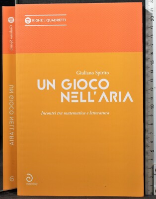 EIN SPIEL IN DER LUFT. GIULIANO SPIRITO. MATINITALY. 1ED. SIGNATUR DES AUTORS.