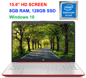 2021 Hp 15 6 Laptop Intel Pentium Silver N5000 Upto 2 7 Ghz 8gb Ram 128gb Ssd Ebay