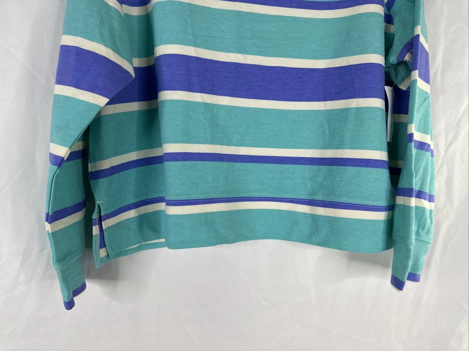 Suéter suéter Wildfox para mujer talla XL verde azulado púrpura a rayas nuevo precio de venta sugerido por el fabricante 160 USD Foto 3 de 4