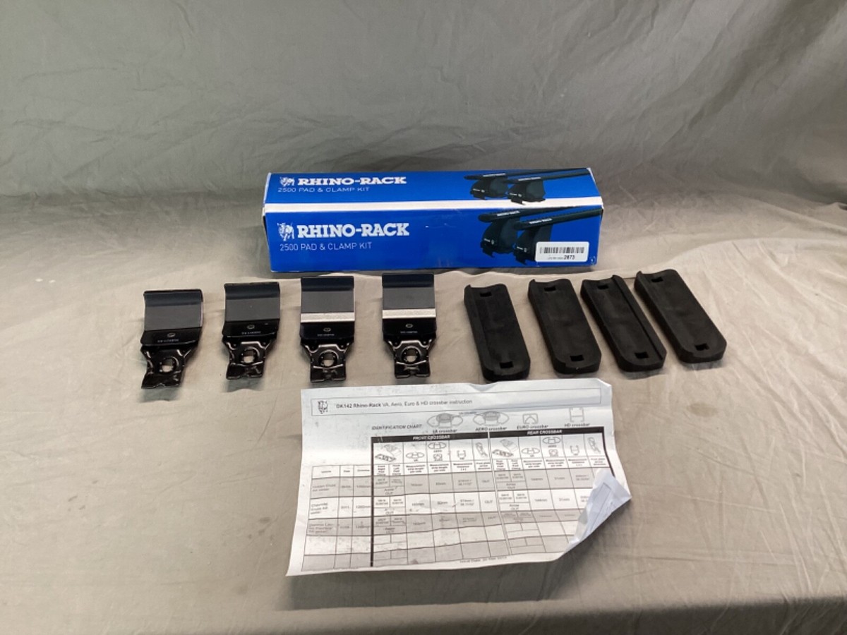 Rhino Rack 2500 Roof Rack Pad and Clamp Kit DK397 | eBay