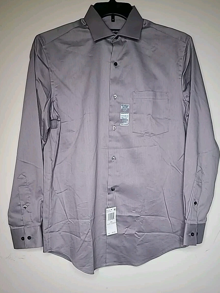 Polyester Silver Dress Shirts for Men for sale | eBay