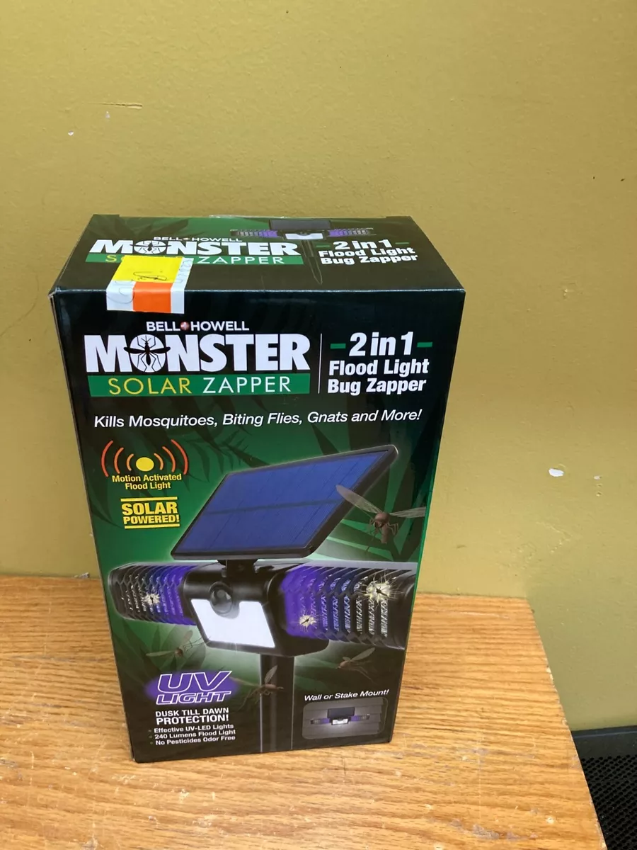 Bell and howell solar 2024 powered flood light