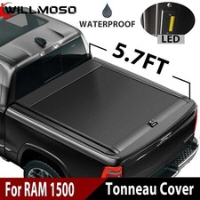 5.7 Retractable Truck Tonneau Bed Cover For 2009-2025 Dodge Ram 1500trxrho