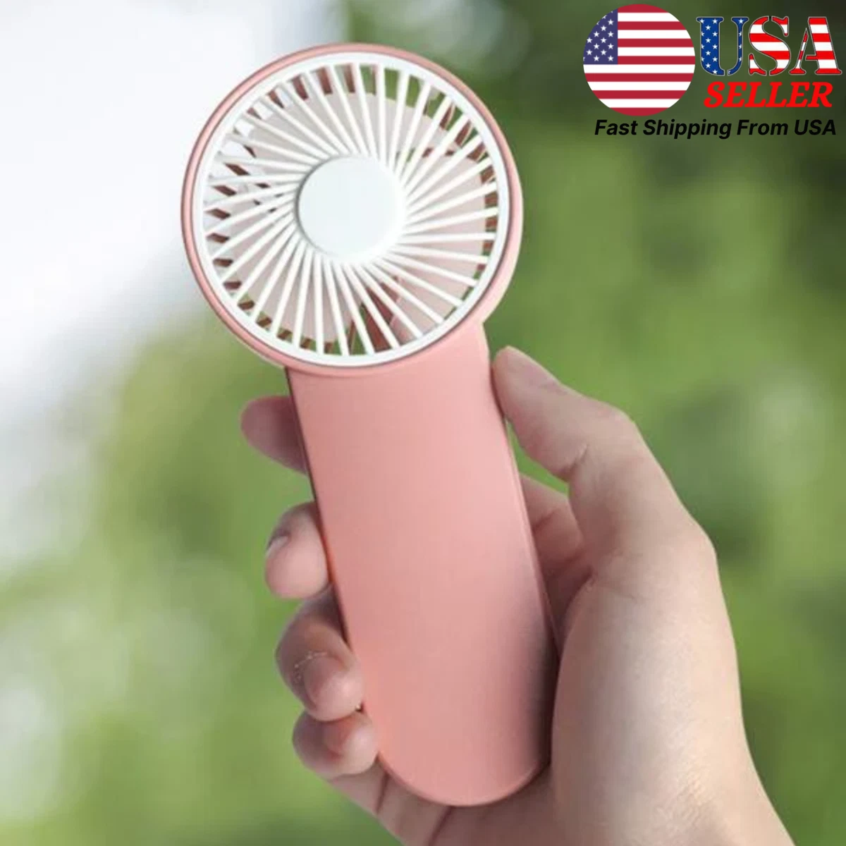 Portable Handheld Electric Fan Pocket Size Air Cooler for Outdoor Travel  Office | eBay