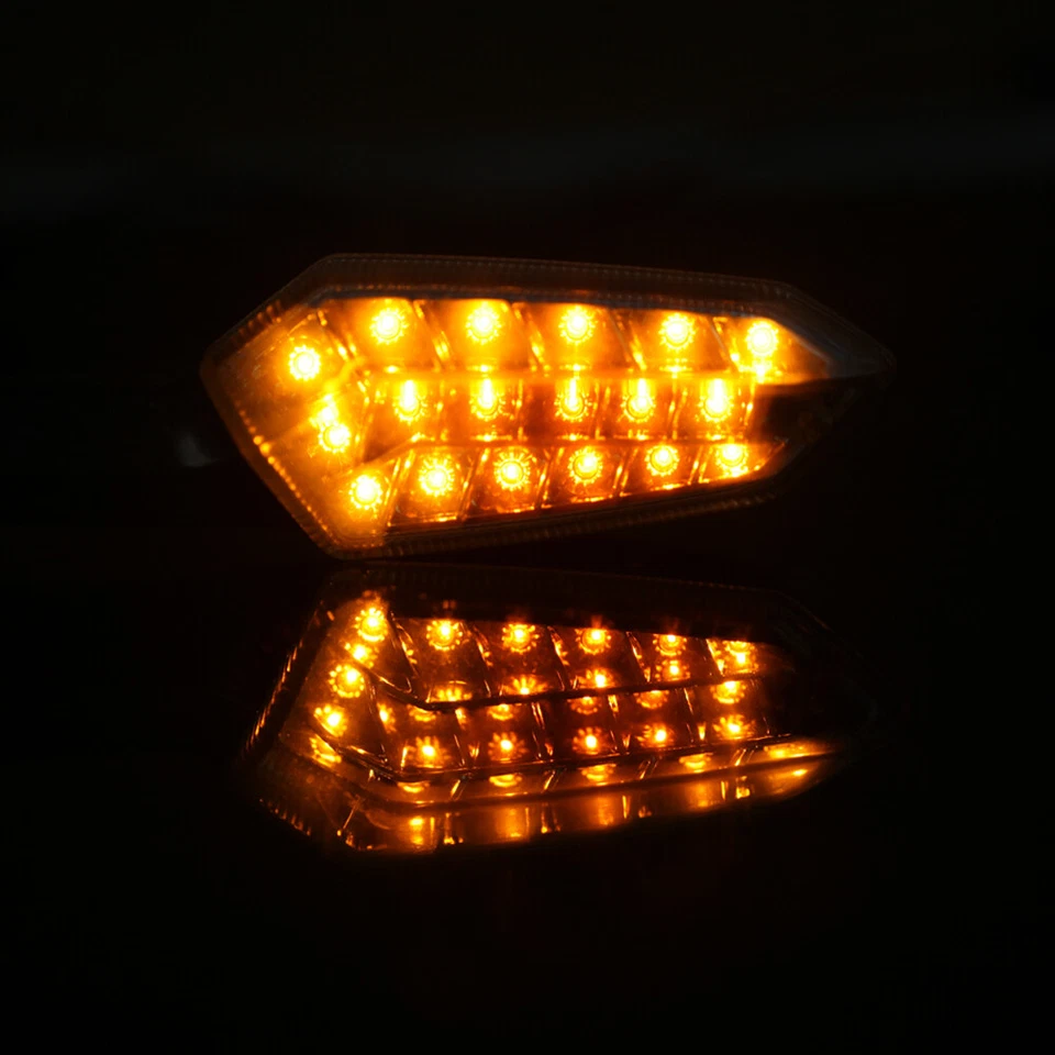 Lámpara indicadora de luz de señal de giro trasera LED para KAWASAKI NINJA250/300/650/1000 Foto 3 de 4