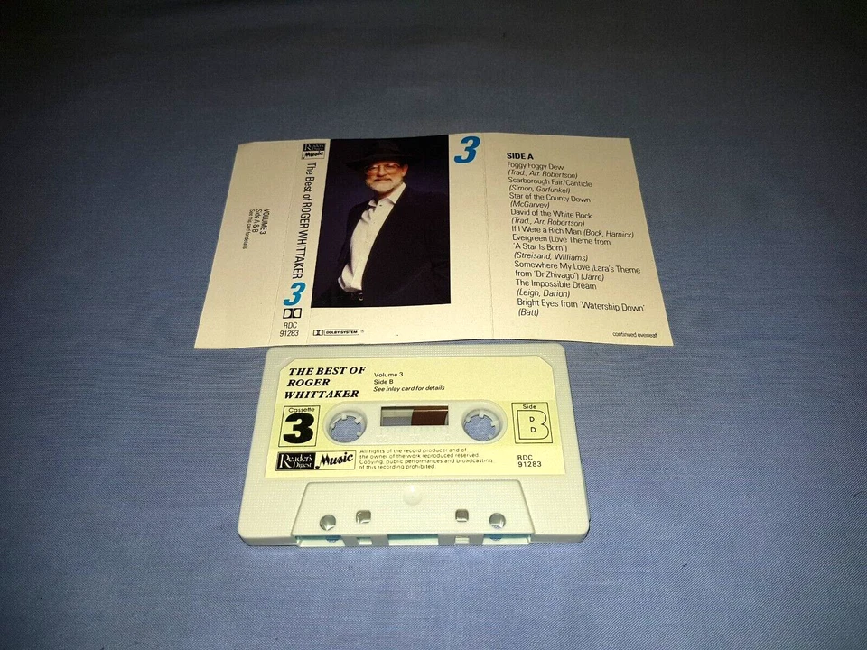 THE BEST OF ROGER WHITTAKER CASSETTE TAPE (PS #29) - Image 2 of 2
