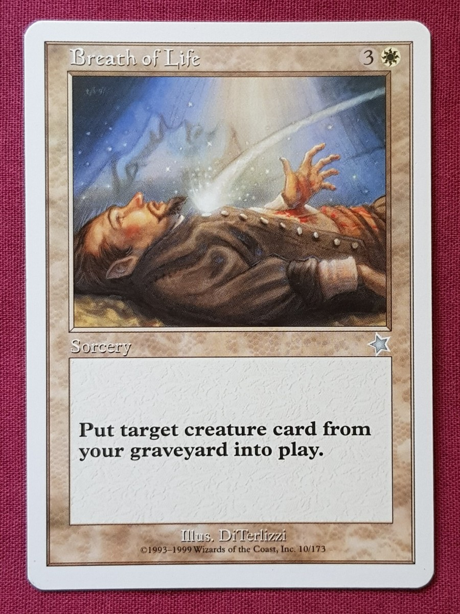 その他 1999 JAPAN OPEN Magic: The Gathering Magic The Gathering STARTER 1999 BREATH OF LIFE white card MTG | eBay