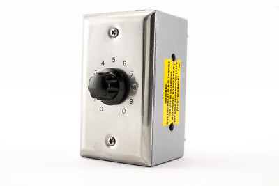 Valcom V-1092 Wall Mount Paging / Speaker Volume Control Stainless Steel