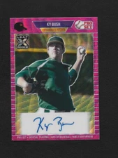 2021 Leaf Pro Set Ky Bush Pink Wave Auto 2/15 - Los Angeles Angels