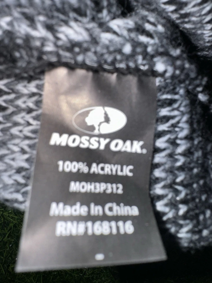 Mossy Oak Grey Beanie One Size Fits Most - Image 2 of 3