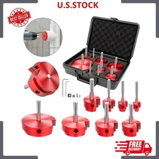 9 Pcs PVC Pipe Reamer Set (1/2" to 4"): Fitting Saver for SCH40 & ABS