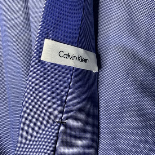 Cutter & Buck Men’s Beautiful Blue Dress Shirt Size 3XL W/ Calvin Klein Silk Tie - Picture 4 of 8