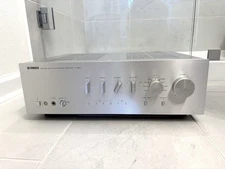 Yamaha A-S801 Silver Stereo Amp with DAC – High-Quality Digital & Analog