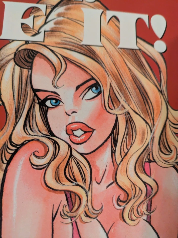 2001 Grin and Bare It #1 Travieso Tiras Cómicas NBM Novela Gráfica Nunca Abierta Foto 2 de 4