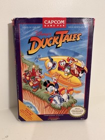 Capcom Disney's DuckTales Nintendo NES Game + Box + Manual CIB