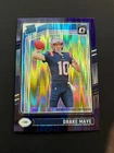 2024 Panini Donruss Optic - Rated Rookie Drake Maye #229 Purple Shock Prizm (RC