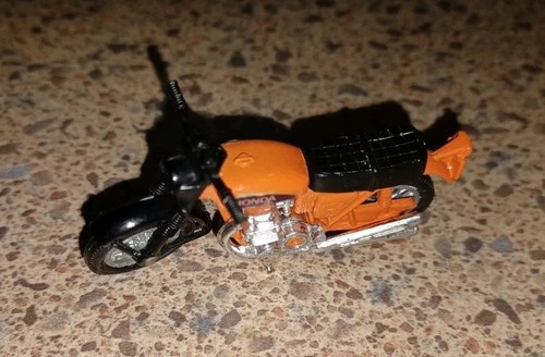 Vintage 1974 Lesney Matchbox No. 18 HONDA HONDARORA Motorcycle Orange VG+