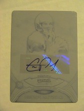 2011 Bowman Sterling Christian Ponder Minnesota Vikings Florida State Auto 1/1