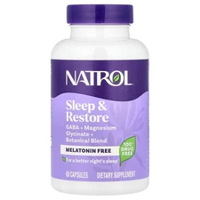 Sleep & Restore, Melatonin Free, 60 Capsules