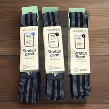 MEDIFIT Stretch Band for Physical Therapy, Yoga, Stretching Strap 3 Pack NEW