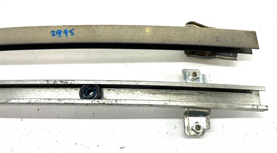 Toyota 4runner 1996-2002 puerta levadiza trasera ventana rieles de canal de vía de vidrio con correderas Foto 4 de 4