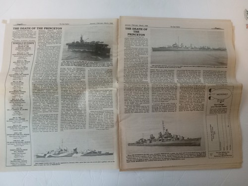 The TIN CAN SAILOR Newspaper Vol. 23 No. 1 1999 DEATH OF THE PRINCETON (CVL-23) - Picture 5 of 24