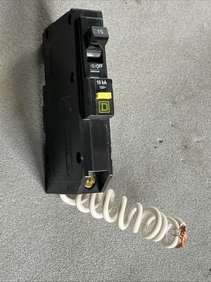 #ad Square D QO115GFI QO115GFCI 15A Ground Fault Circuit Breaker used $18.99
