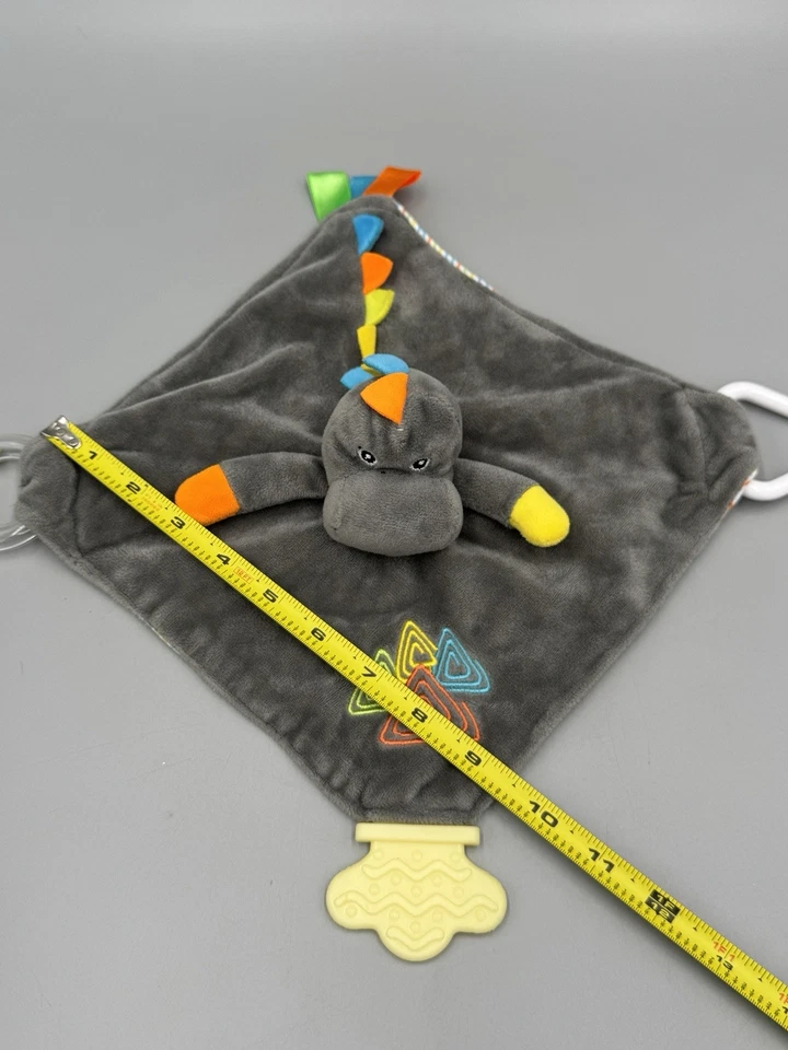 Stephan Baby серый дракон милый плюшевый Baby зубочистка погремушка безопасности одеяло - Изображение 3 из 4