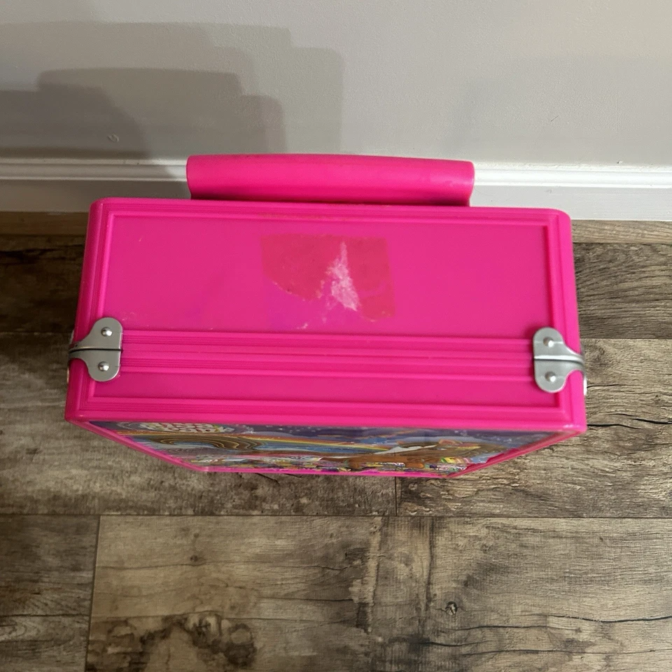 Lisa Frank Horses Rainbow Chaser Lollipop Pink Rolling Suitcase Luggage 90s Y2K - Image 3 of 4