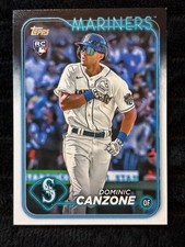 2024 Topps Dominic Canzone RC Seattle Mariners OF Baseball Card