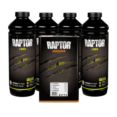 U Pol Products RAPTOR UP0821V Low VOC Raptor Kit, Tintable, 3:1 Mixing, 125 sq-f