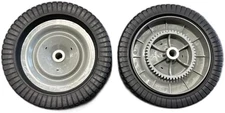 Lawn Sweeper Wheel & Tire Complete Assembly Set, Qty 2, Replacement
