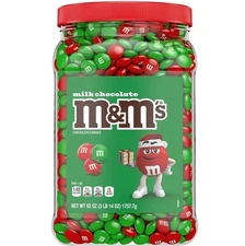 M&M'S Christmas Milk Chocolate Candy, 62 oz. FREE SHIPPING