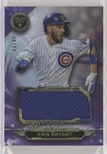 2019 Topps Triple Threads Single Jumbo Relics Amethyst 20/27 Kris Bryant qy8