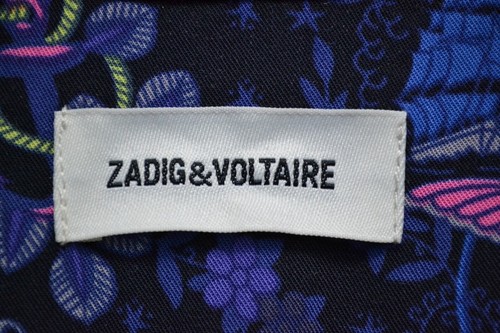 Zadig & Voltaire Karolina Designer Skull Abstract Pattern Lady Dress Size S - Picture 5 of 8