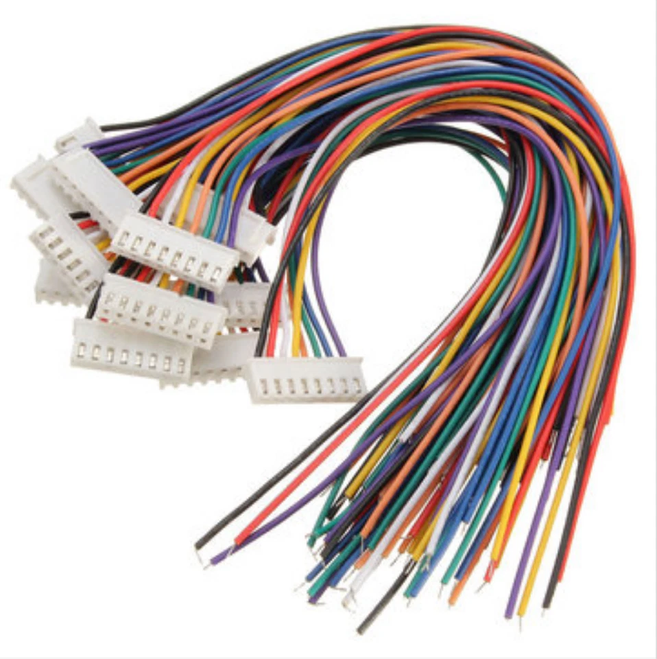 ✅ XH 2.54 2.54mm Balancer Stecker + 30cm PVC Kabel 26AWG 2 3 4 5 6 7 8 9 10 Pin - Bild 4 von 4