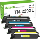 4PK TN229XL TN229 High Yield Toner Cartridge For BrotherHL-L3280CDW MFC-L3780CDW