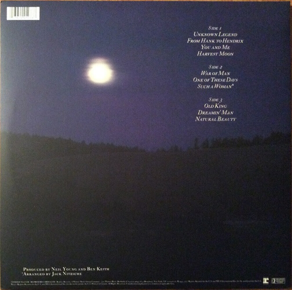 Neil Young - Harvest Moon - Reprise Records - 563181-1 - LP
