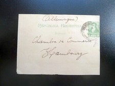 Argentinien 1893 nach HAMBURG - Incoming Mail Streifband