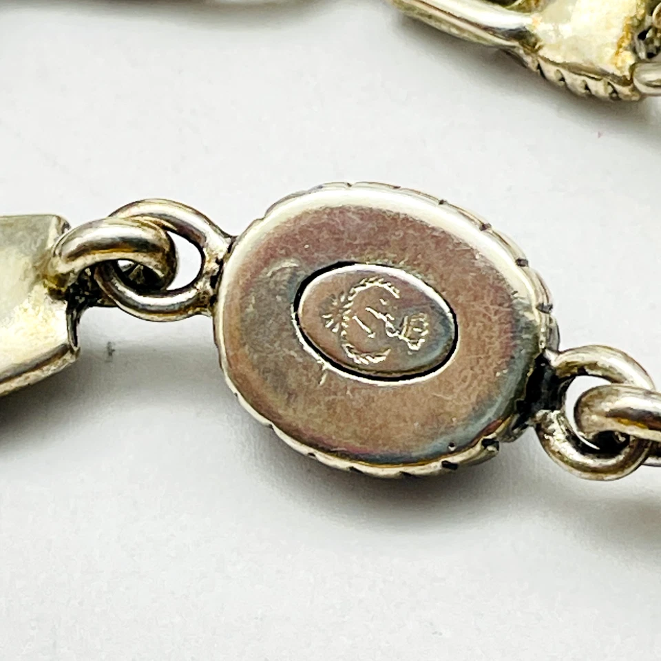 PREMIER DESIGNS Pulsera de Eslabones Esmalte Negro Tono Dorado Ropa de Trabajo Clásica Carrera Foto 3 de 4