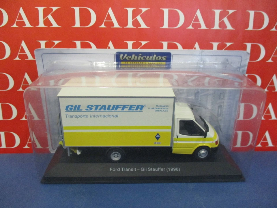 Die cast 1/43 Modellino Furgone Van Ford Transit Gil Stauffer 1998 - Immagine 4 di 4
