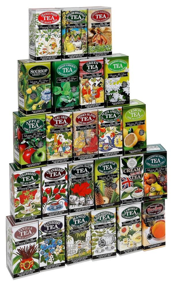 Mlesna Ceylon Tea 30 Individually foil wrapped Tea Bags 60g net