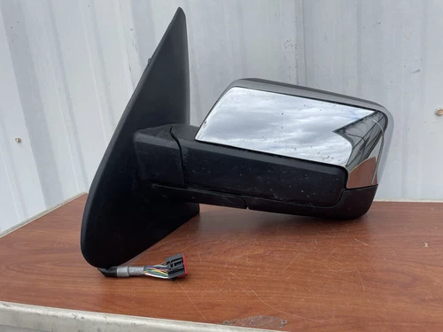 2007 2008 LINCOLN NAVIGATOR LEFT DRIVER SIDE W/BLIND SPOT DOOR MIRROR CHROME