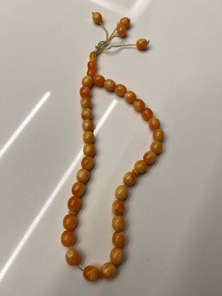 Vintage Rosary Muslim Islamic Prayer 33 Beads Tasbeeh Sobha مسبحة خرز